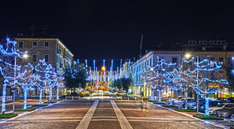 Luci di Natale ad Arzignano. Foto dal sito del Comune