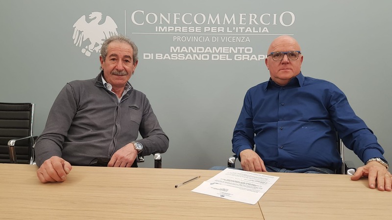 Da sinistra il presidente Francesco Pavin e il vicepresidente Vito Ferraro