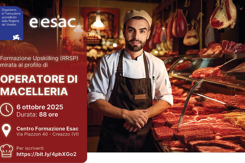 CORSO "OPERATORE DI MACELLERIA" FINANZIATO GOL CORSO "OPERATORE DI MACELLERIA" FINANZIATO GOL