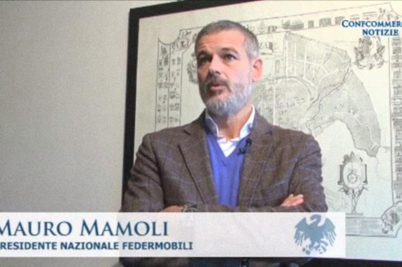 Il presidente Mauro Mamoli durante la sua intervista