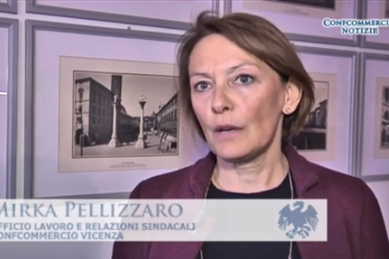 Mirka Pellizzaro dell’Ufficio Lavoro e relazioni sindacali di Confcommercio Vicenza