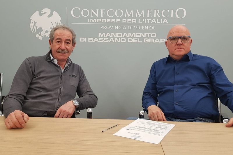 Da sinistra il presidente Francesco Pavin e il vicepresidente Vito Ferraro