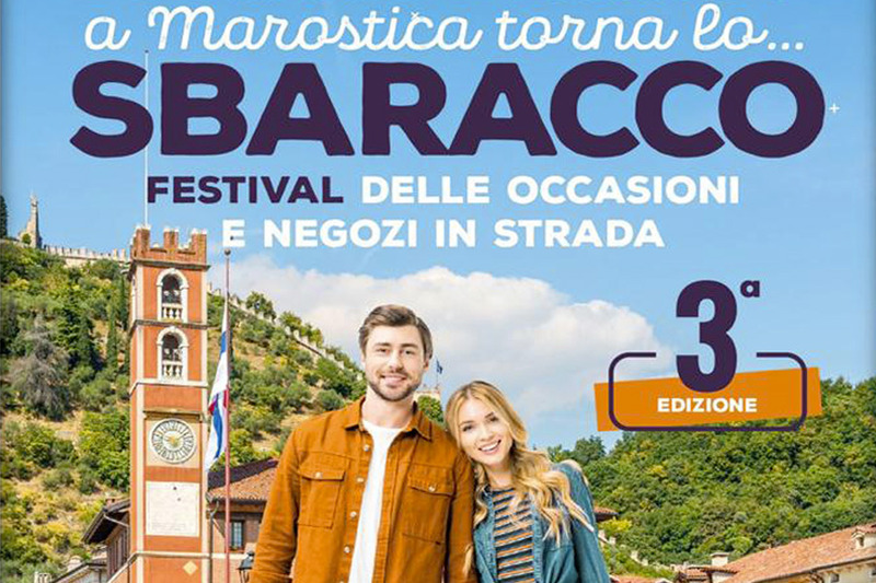SBARACCO A MAROSTICA: IL FESTIVAL DELLO SHOPPING ALL’ARIA APERTA CON TANTISSIME OCCASIONI